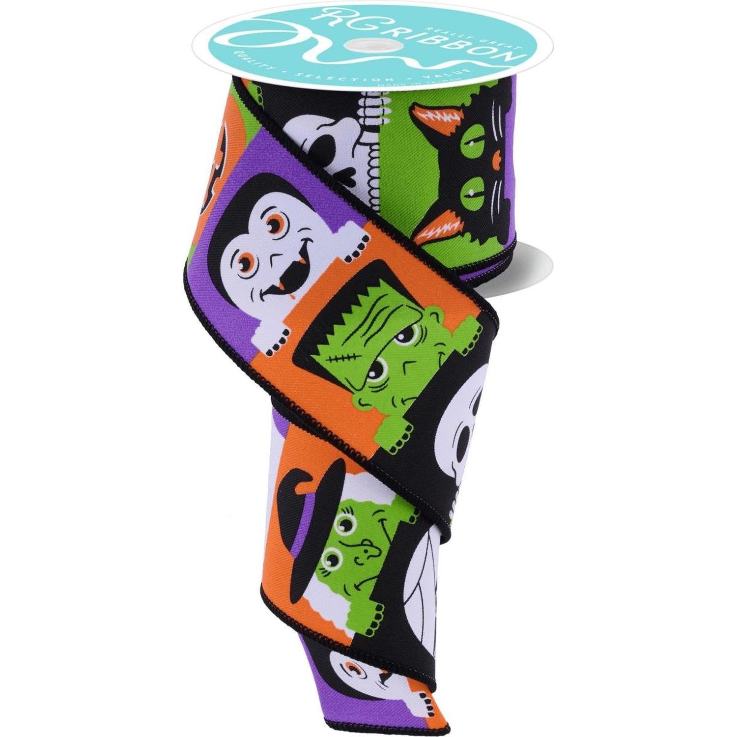 2.5" Peek A Boo Ribbon: White (10 Yards)