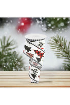 Shop For 2.5" Plaid Trees Check Border Ribbon: White (10 Yards) at Michelle's aDOORable Creations