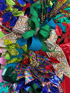 Shop For 2.5" Pleated Lame Ribbon: Green (10 Yards)