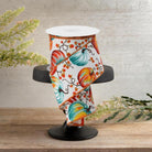 2.5" Pumpkins Bittersweet Ribbon: Ivory/Teal/Rust