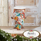 Shop For 2.5" Pumpkins Bittersweet Ribbon: Ivory/Teal/Rust