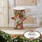 Shop For 2.5" Pumpkins Bittersweet Ribbon: Light Natural/Rust (10 Yards)