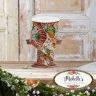 Shop For 2.5" Pumpkins Bittersweet Ribbon: Light Natural/Rust (10 Yards)