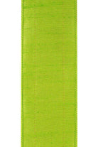 Shop For 2.5" Regal Stripe Trimming Dupioni Ribbon: Lime/Pink (5 Yards)