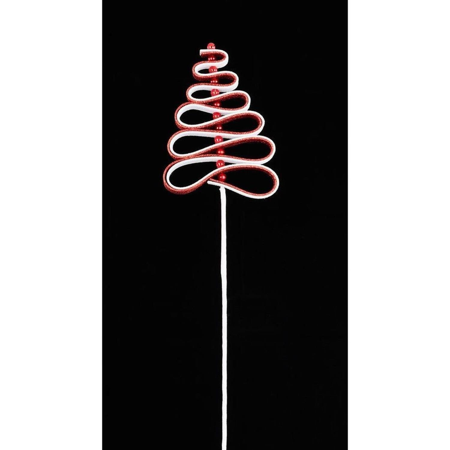 Shop For 25" Ribbon Candy Tree Stem: Red/White