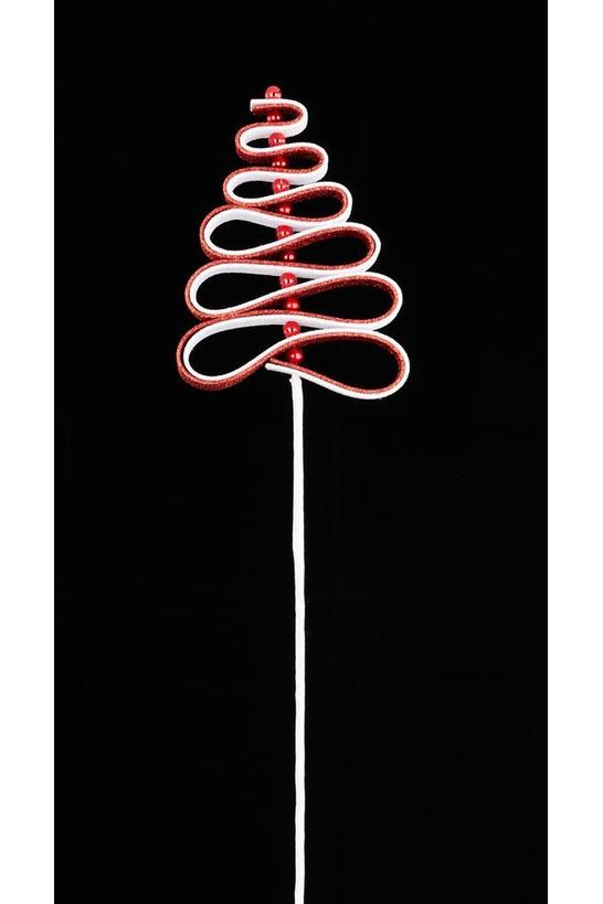 Shop For 25" Ribbon Candy Tree Stem: Red/White