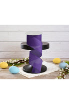 Shop For 2.5" Royal Faux Burlap Ribbon: Purple (10 Yards) at Michelle's aDOORable Creations