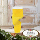 Shop For 2.5" Scalloped Edge Ribbon: Sun Yellow