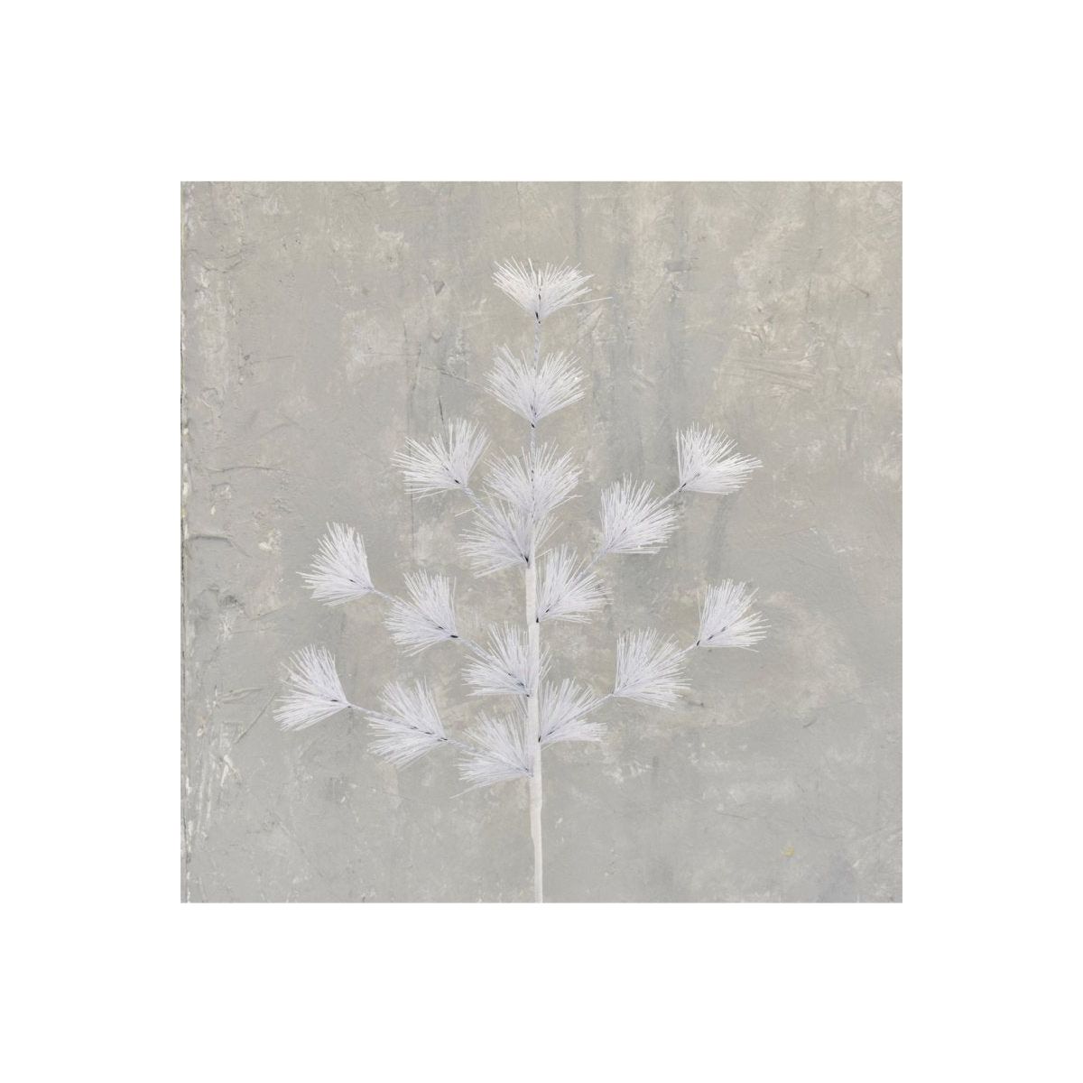 Shop For 25" Shimmering Winter Pine Spray: White