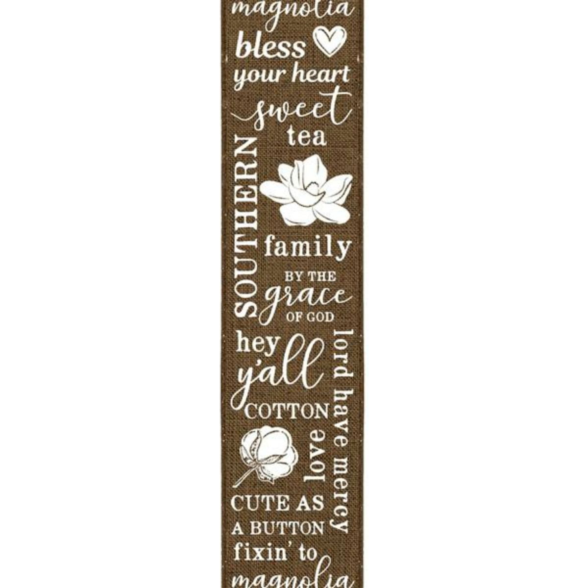 Shop For 2.5" Southern Charm Royal Ribbon: Brown & White (10 Yards)