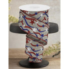 Shop For 2.5" Stars and Wavy Stripes Royal Canvas Ribbon: Natural (10 Yards)