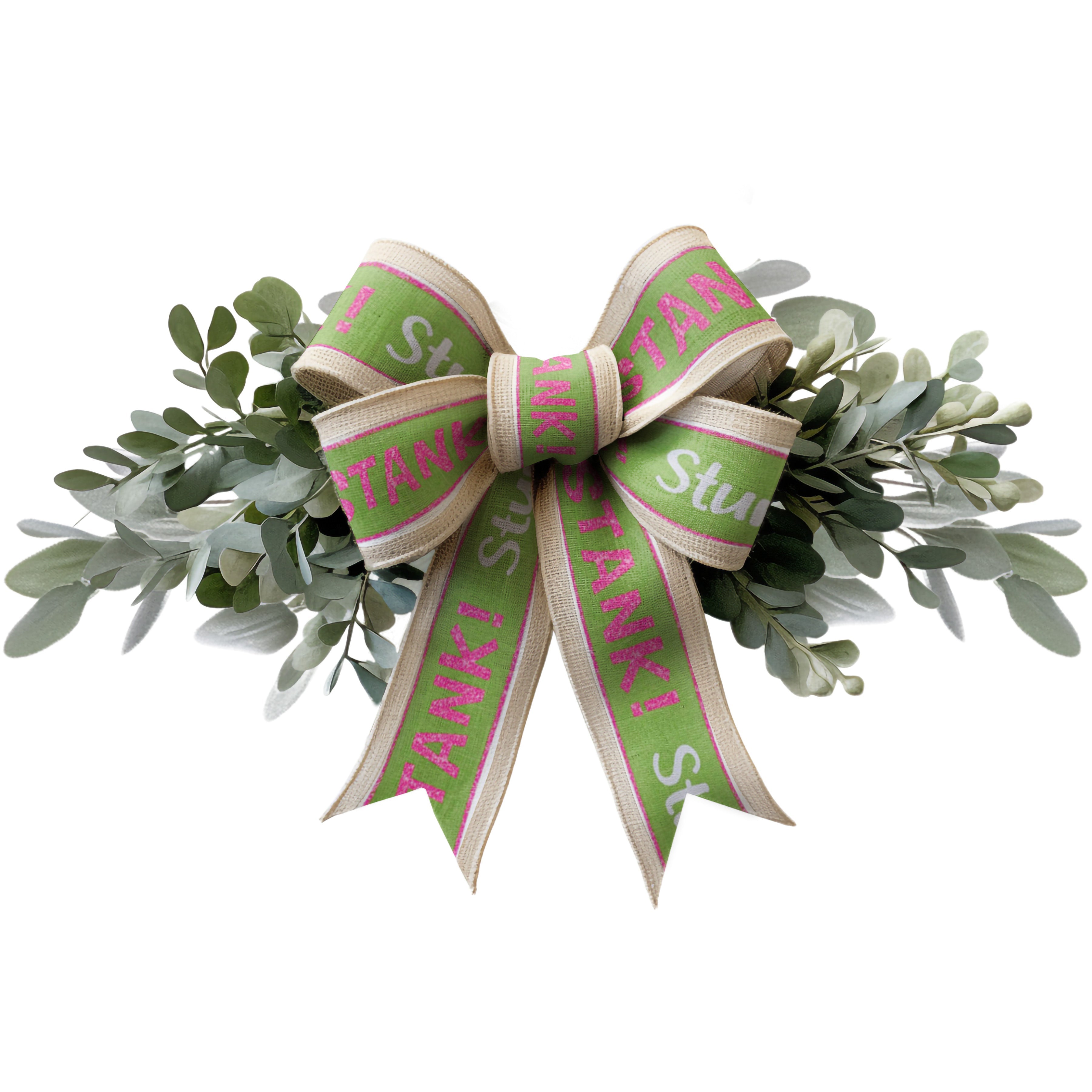 Shop For 2.5" Stink Stank Stunk Ribbon: Pink/Green (10 Yards)
