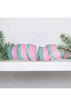 Shop For 2.5" Sugar Candy Stripe Ribbon: Pink/Green (10 Yards)