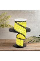 Shop For 2.5" Swiss Dots Lace Edge Ribbon: Sun Yellow (10 Yards)