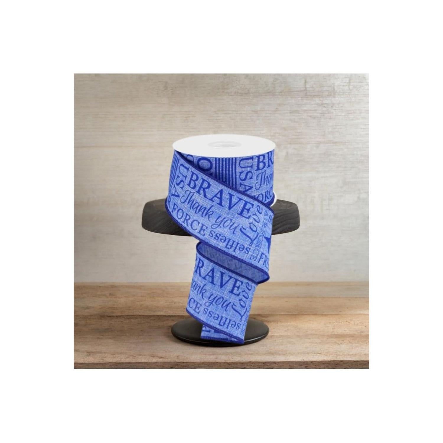 Shop For 2.5" United States Air Force Ribbon: Blue (10 Yards)