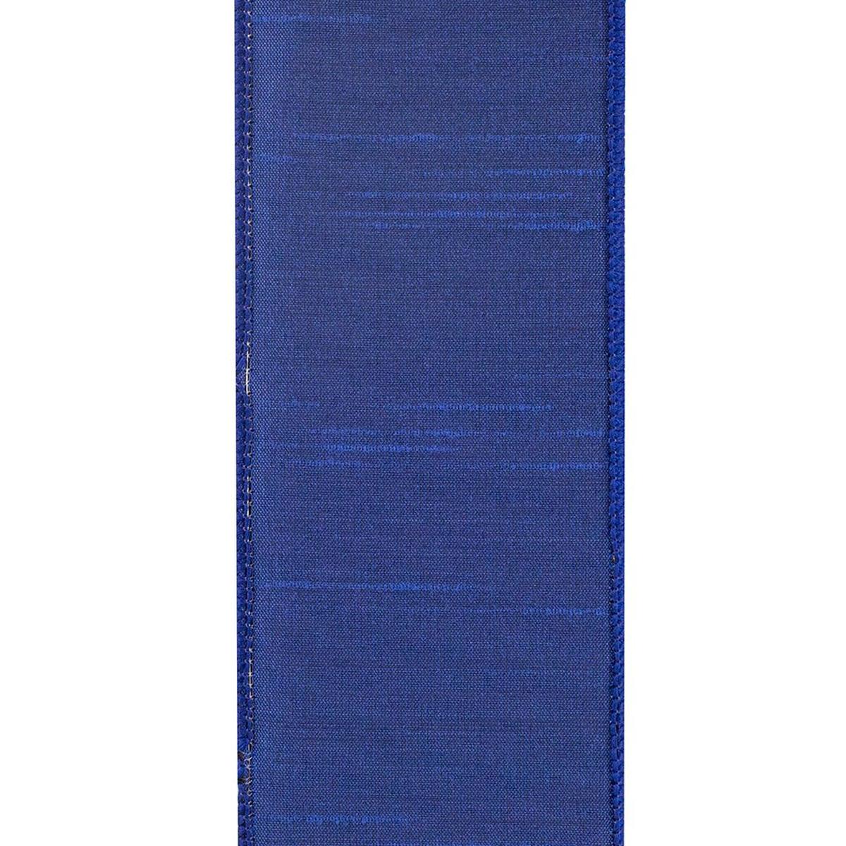 Shop For 2.5" Velvet Plush Dupioni Ribbon: Royal Blue (10 Yards)