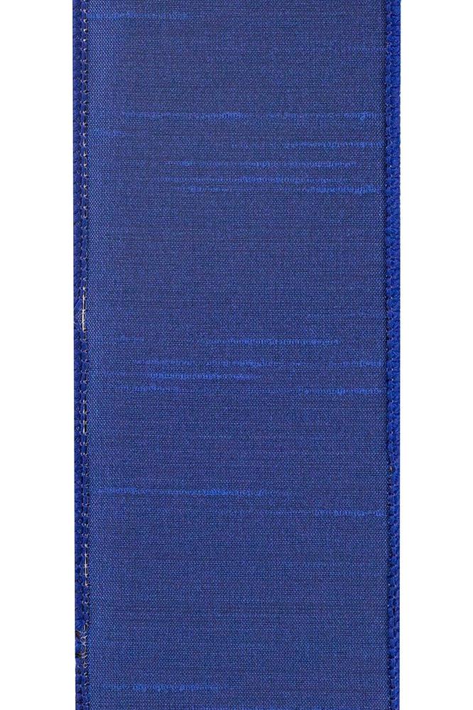 Shop For 2.5" Velvet Plush Dupioni Ribbon: Royal Blue (10 Yards)