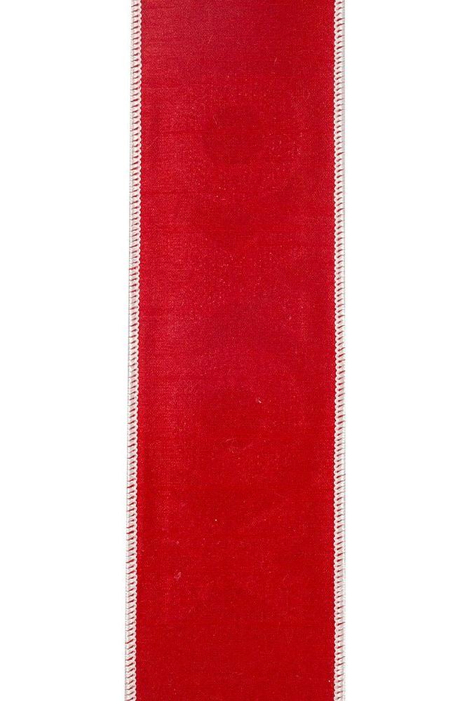 Shop For 2.5" Velvet Plush XOXO Ribbon: Red (5 Yards)