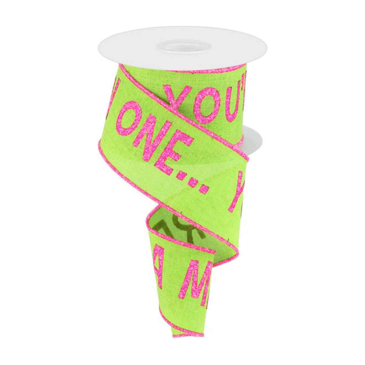 Shop For 2.5" Velvet Stink Stank Stunk Ribbon: Pink/Green (10 Yards)