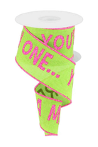 Shop For 2.5" Velvet Stink Stank Stunk Ribbon: Pink/Green (10 Yards)