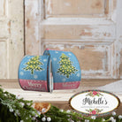 Shop For 2.5" Whimsy Merry Christmas Ribbon: Pink & Blue