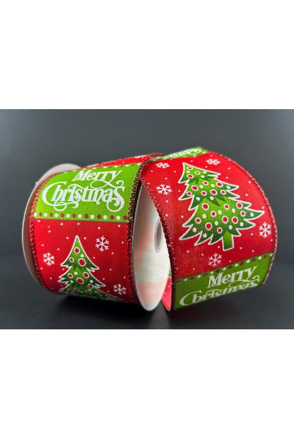 Shop For 2.5" Whimsy Merry Christmas Ribbon: Red (10 Yards) 71417 - 40 - 12
