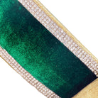 Shop For 2.5" Winter Diamonds Ribbon: Emerald (5 Yards)