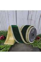 Shop For 2.5" Winter Diamonds Ribbon: Emerald (5 Yards) at Michelle's aDOORable Creations