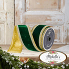 Shop For 2.5" Winter Diamonds Ribbon: Emerald (5 Yards)