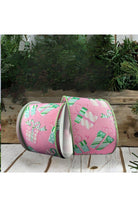 Shop For 2.5" Wrapped Gifts Ribbon: Pink and Mint (10 Yards)