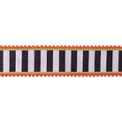 Shop For 2.5in Black and White Stripe Pom Pom Edging Ribbon (10 Yards)