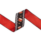 Shop For 2.5in Black White Check Edge Drum Ribbon (10 Yards)