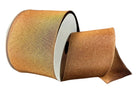 Shop For 2.5in Brown Metallic Satin Ribbon (10 Yards)
