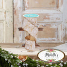 Shop For 2.5in Deluxe Wavy Floral Ribbon: Gold (10 Yards)