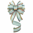 Shop For 2.5in Dupion Center Braid Ribbon: Light Blue (10 Yards)