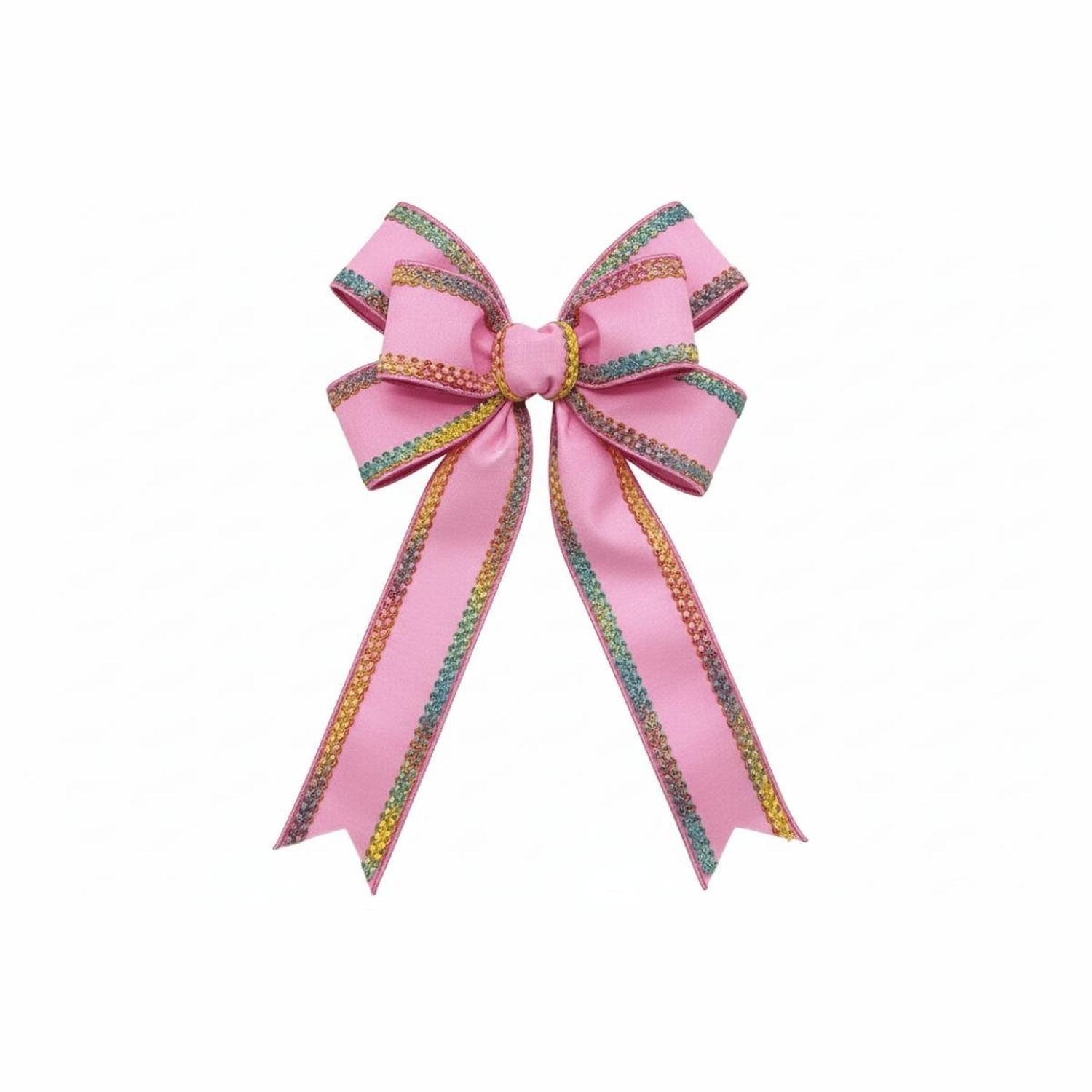 Shop For 2.5in Dupion Center Braid Ribbon: Light Pink (10 Yards)