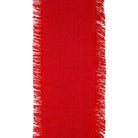 Shop For 2.5in Dupioni Silk Fringe Ribbon: Red ( 10 Yards)