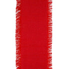 Shop For 2.5in Dupioni Silk Fringe Ribbon: Red ( 10 Yards)