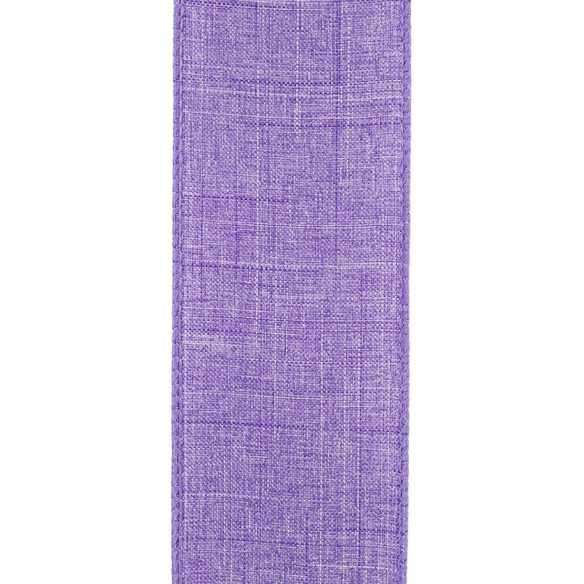 Shop For 2.5in Everyday Linen Ribbon: Purple (10 Yards)