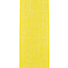 Shop For 2.5in Everyday Linen Ribbon: Yellow (10 Yards)