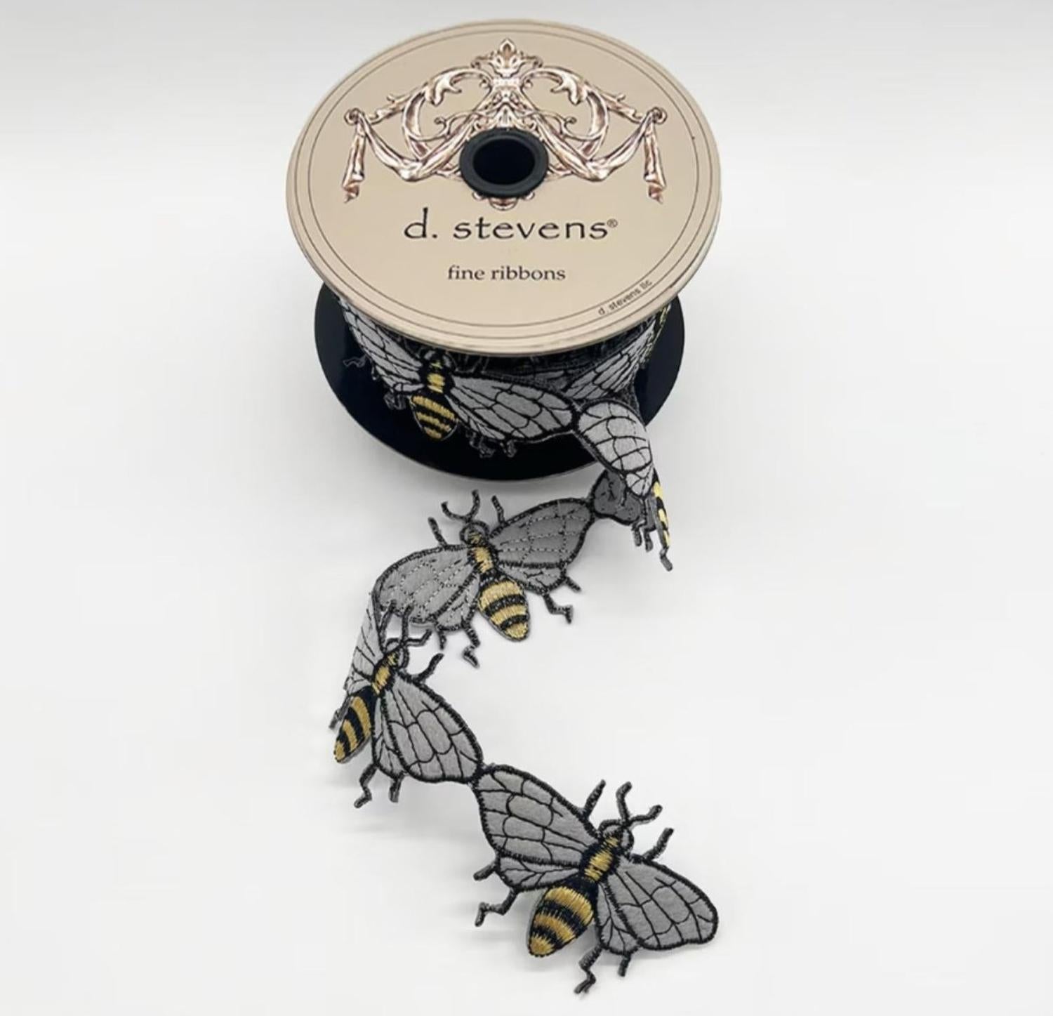 2.5in Felt Embroidery Honey Bee Garland (5 Yards)