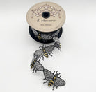 2.5in Felt Embroidery Honey Bee Garland (5 Yards)