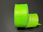 Shop For 2.5in Flower Embossed Ribbon: Lime (10 Yards)