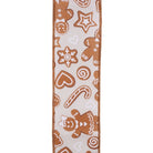 Shop For 2.5in Gingerbread Ribbon: Cream (10 Yards)