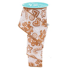 Shop For 2.5in Gingerbread Ribbon: Cream (10 Yards)
