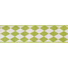 Shop For 2.5in Green Diamonds on Cream Ribbon (10 Yards)