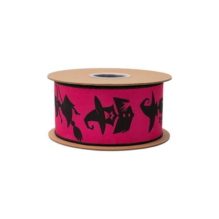 Shop For 2.5in Halloween Witch Ribbon: Hot Pink (10 Yards)