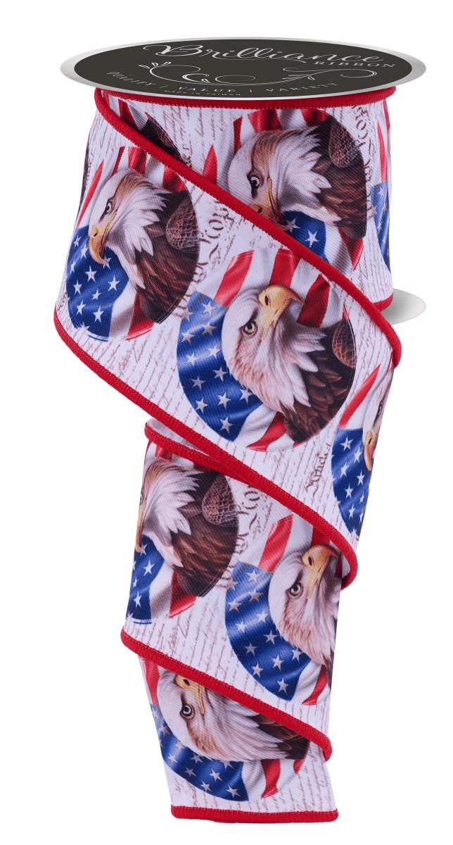 Shop For 2.5in Patriotic Bald Eagle Ribbon (10 Yards)