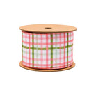 Shop For 2.5in Pink and Green Checked Plaid Ribbon (10 Yards)