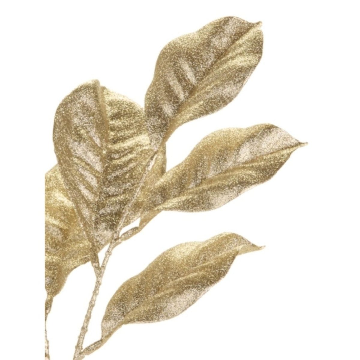Shop For 25in Platinum Magnolia Leaf Spray